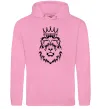Чоловіча толстовка (худі) Лев король Рожевий фото