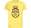 Дитяча футболка Лев король Лимонний фото