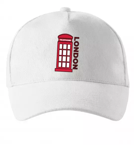 Кепка London Білий фото