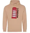 Жіноча толстовка (худі) London Пісочний фото