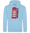 Женская толстовка (худи) London Голубой фото