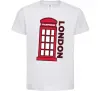 Дитяча футболка London Білий фото