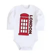 Дитячий бодік London Білий фото