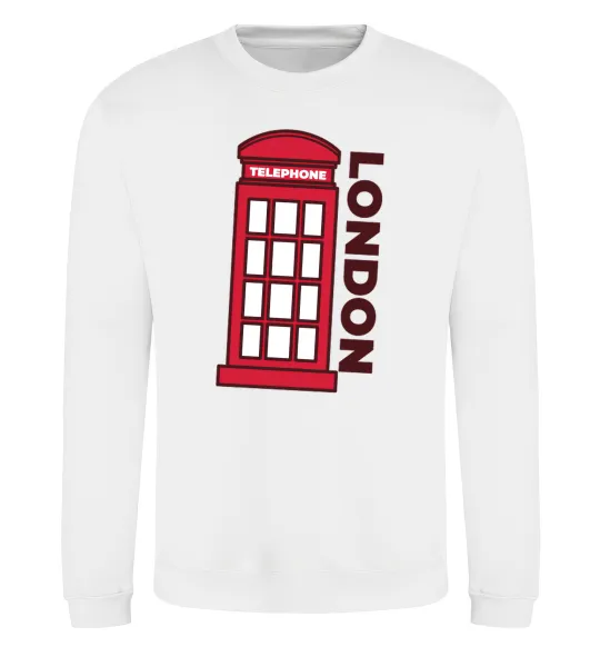 Свитшот London Белый фото