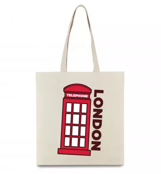 Эко-сумка London Бежевый фото