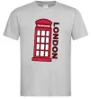 Чоловіча футболка London Сірий Чоловіча футболка London Сірий фото