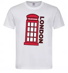 Мужская футболка Прапор Англії Белый фото