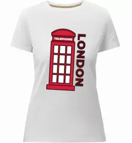 Женская премиум футболка Прапор Англії Белый фото