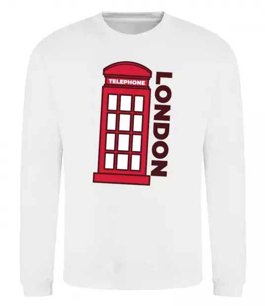 Свитшот London Белый фото