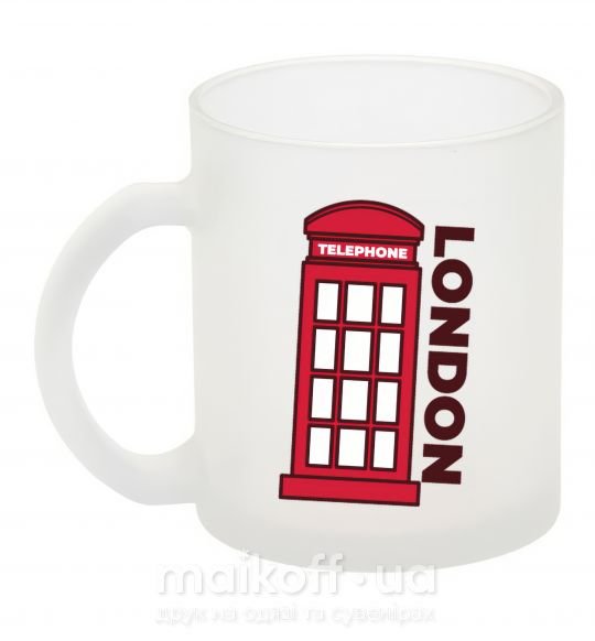 Чашка скляна London Фроузен фото