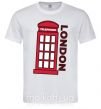 Чоловіча футболка London Білий фото