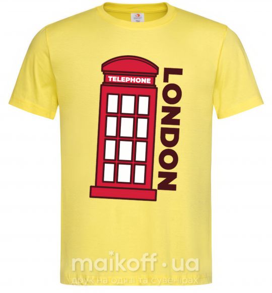 Мужская футболка London Лимонный фото