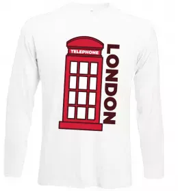 Лонгслів London Білий фото