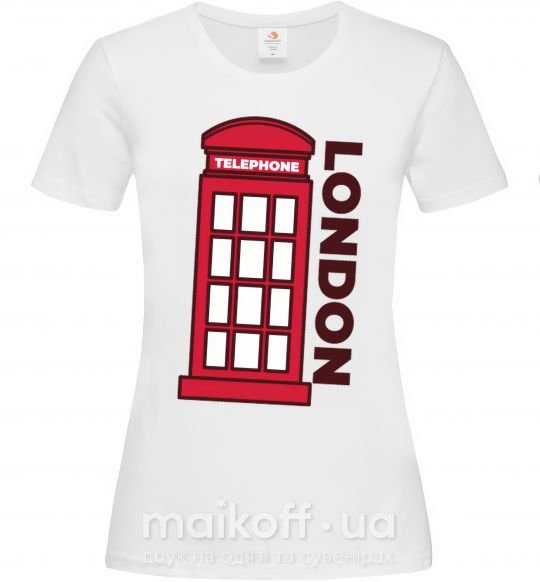 Женская футболка London Белый фото