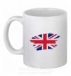 Чашка керамическая Флаг Англии Белый фото