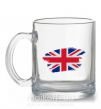Чашка скляна Флаг Англии Прозорий фото