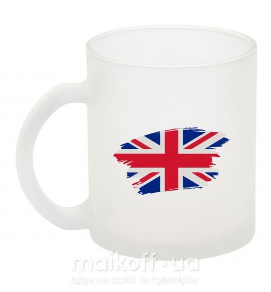 Чашка стеклянная Флаг Англии Фроузен фото