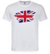 Мужская футболка Флаг Англии Белый фото