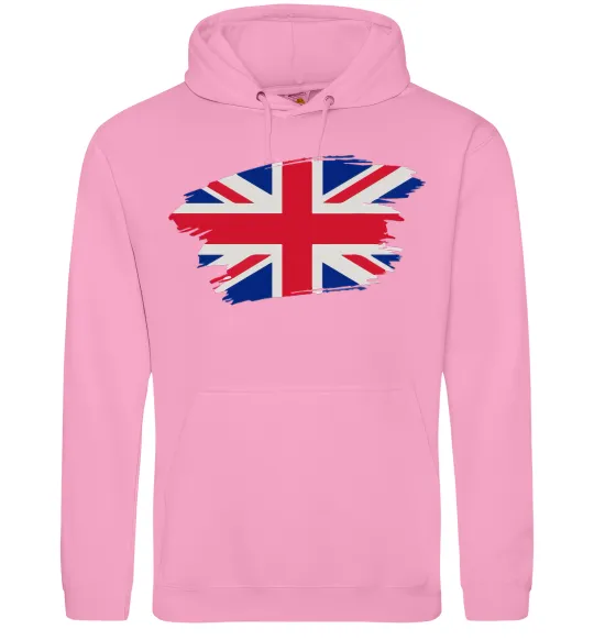 Женская толстовка (худи) Прапор Англії Розовый фото