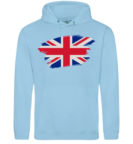 Женская толстовка (худи) Прапор Англії Голубой фото