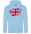 Женская толстовка (худи) Прапор Англії Голубой фото