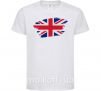 Дитяча футболка Флаг Англии Білий фото