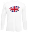 Лонгслів Прапор Англії Білий фото