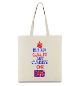Еко-сумка Keep calm and carry on England