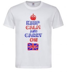 Чоловіча футболка Keep calm and carry on England
