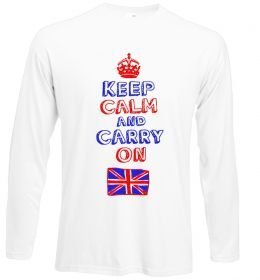 Лонгслів Keep calm and carry on England
