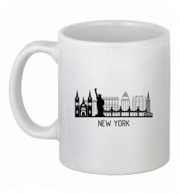 Чашка керамическая Архитектура Нью Йорка Чашка керамическая Архитектура Нью Йорка