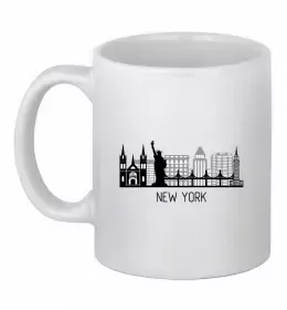 Чашка керамічна I am with her Білий фото