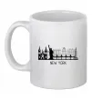 Чашка керамическая Архитектура Нью Йорка Белый Чашка керамическая Архитектура Нью Йорка Белый фото