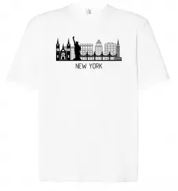 Футболка Оверсайз I LOVE NY Белый фото