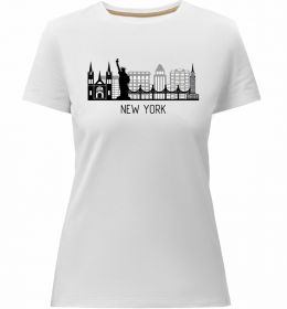 Жіноча преміум футболка Архитектура Нью Йорка