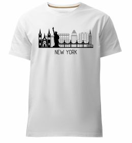 Чоловіча преміум футболка Архитектура Нью Йорка