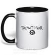 Чашка с цветной ручкой белая Dream Theater Размер S Черный фото