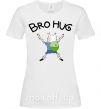 Жіноча футболка белая Bro hug розмір XS Білий фото