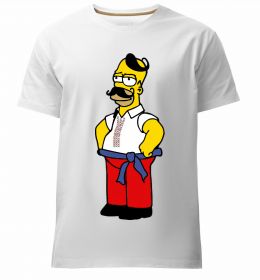 Чоловіча преміум футболка Гомер українець