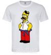Чоловіча футболка Гомер українець Білий фото