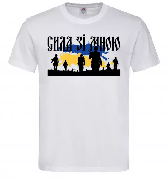 Мужская футболка Сила зі мною Белый фото