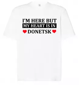 Футболка Оверсайз Donetsk Ukraine Білий фото