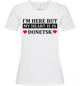 Женская футболка Donetsk lover Белый фото
