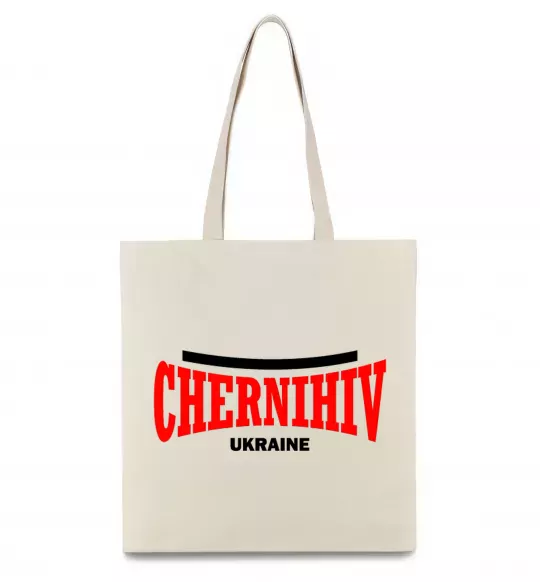 Эко-сумка Chernihiv Ukraine Бежевый фото
