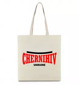 Эко-сумка Chernihiv lover Бежевый фото