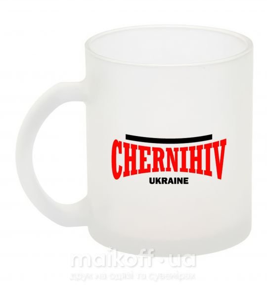 Чашка стеклянная Chernihiv Ukraine Фроузен фото