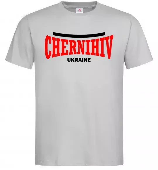 Чоловіча футболка Chernihiv Ukraine Сірий фото