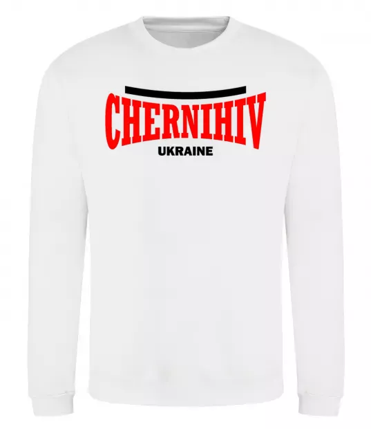 Світшот Chernihiv Ukraine Білий фото