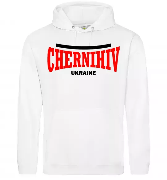 Женская толстовка (худи) Chernihiv Ukraine Белый фото