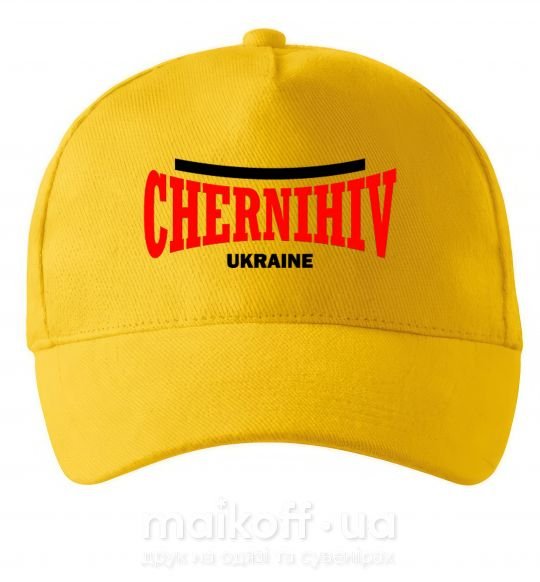 Кепка Chernihiv Ukraine Солнечно желтый фото